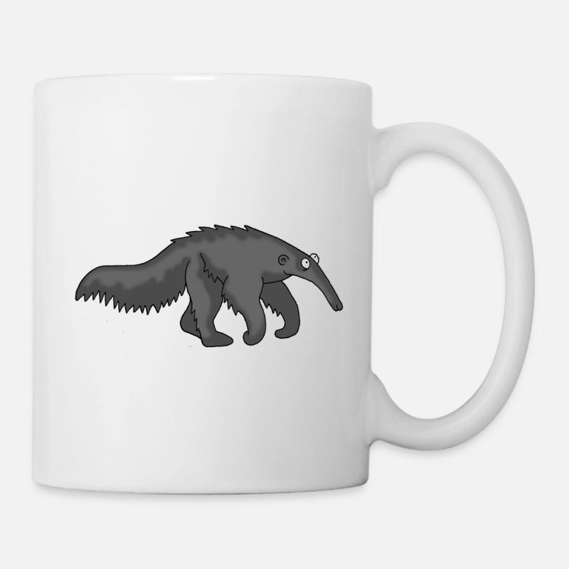 Ameisenbär - Tasse - Weiß