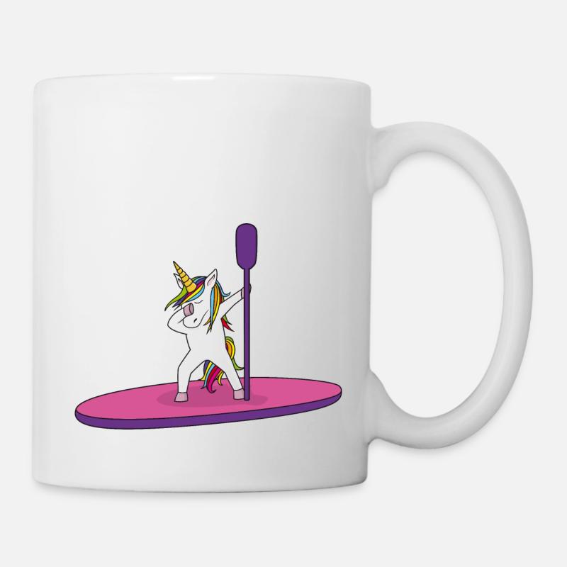 Licorne Stand Up Paddle - Mug blanc - blanc