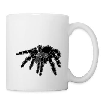 Tarantula, spider, large spider, black - Mug - white - Right