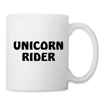 Licorne Rider - Mug blanc - blanc - Droite