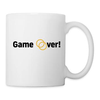Game over Wedding Couple Bride Groom Rings - Mug - white - Right