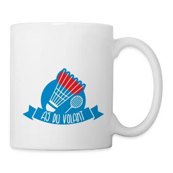 Badminton - As du volant - Mug blanc - blanc - Droite