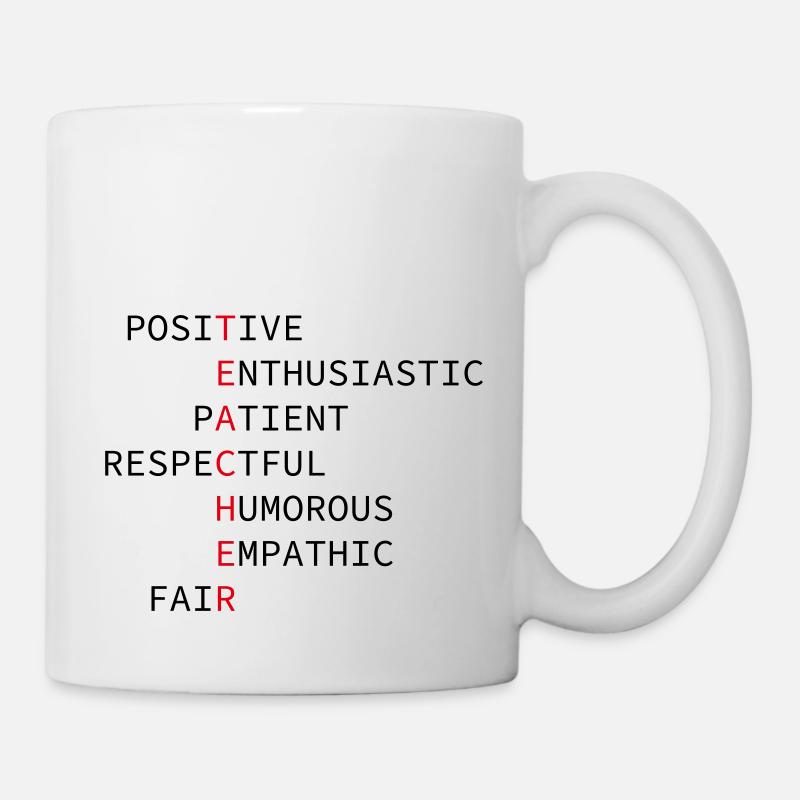 Lehrer - Tasse - Weiß