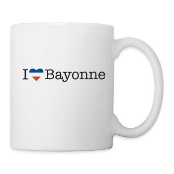 I love Bayonne - Tasse - Weiß - Rechts