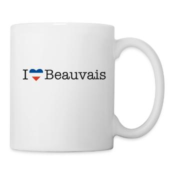 I love Beauvais - Tasse - Weiß - Rechts