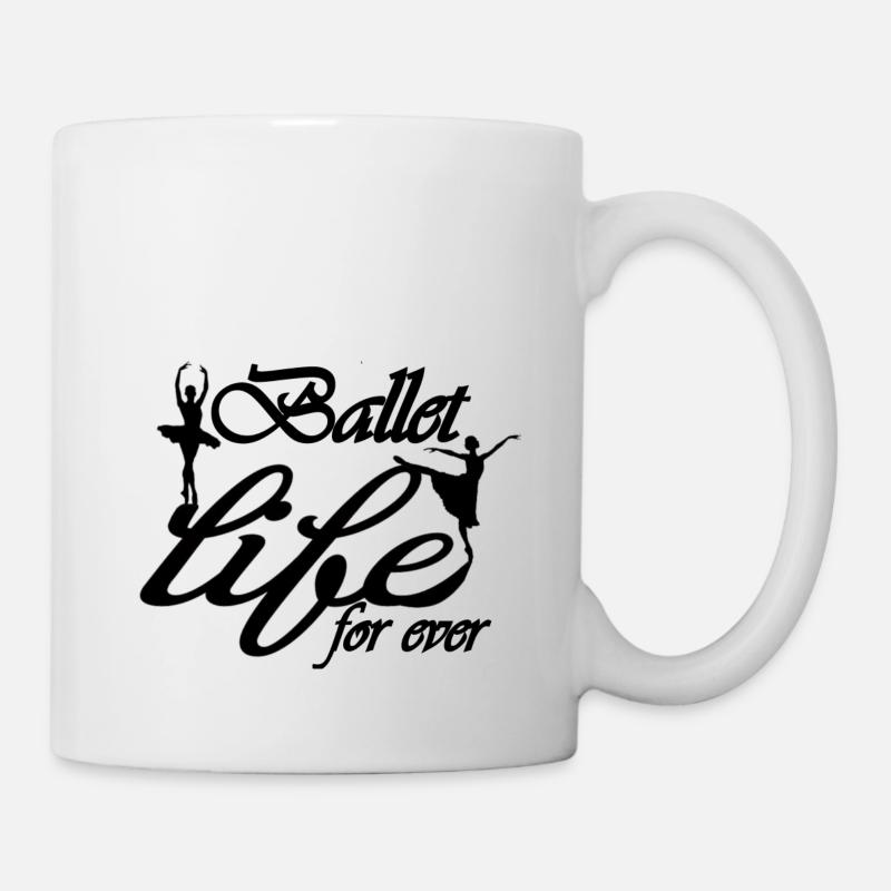 ballet life for ever - Mug - white