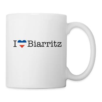 I love Biarritz - Tasse - Weiß - Rechts