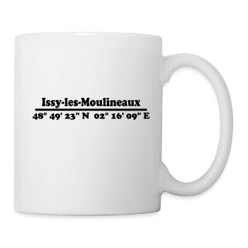 Issy-les-Moulineaux Coordinates - Mug - white - Right