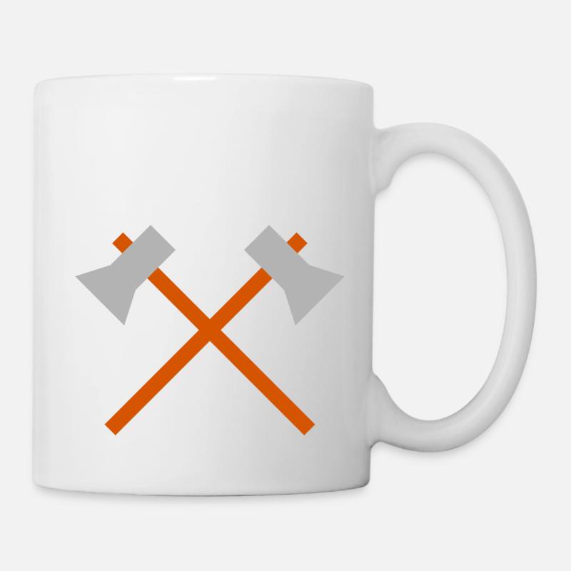 Hache - Mug blanc - blanc