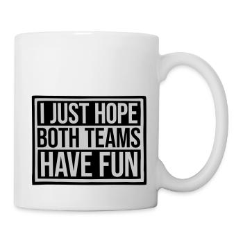 Both Teams Have Fun - Tasse - Weiß - Rechts