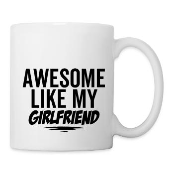 Großartig wie meine Freundin - Tasse - Weiß - Rechts
