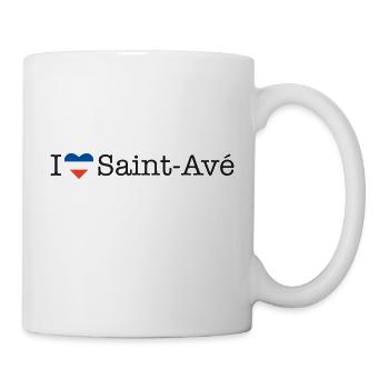I love Saint Avé - Tasse - Weiß - Rechts