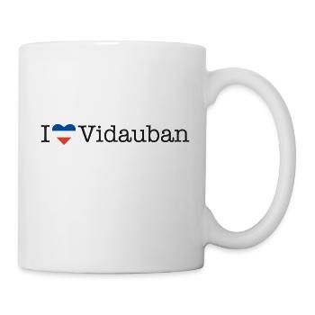 I love Vidauban - Tasse - Weiß - Rechts