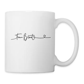 Team Braut JGA Schriftdesign - Tasse - Weiß - Rechts
