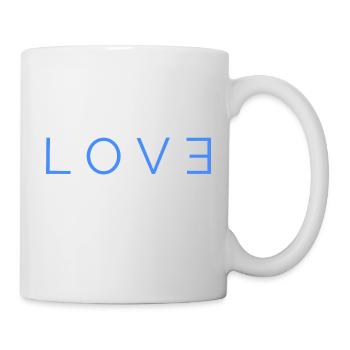 Love Logo blue - Tasse - Weiß - Rechts