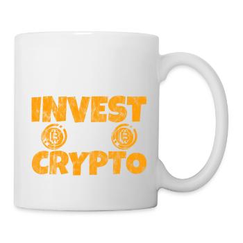 Investissez dans la cryptographie, pas dans des conseils financiers 3 - Mug blanc - blanc - Droite
