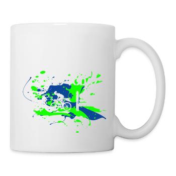 Bicycle Mountain Bike Hobby Cycling - Mug - white - Right