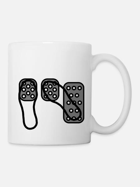 Pedale - Tasse - Weiß