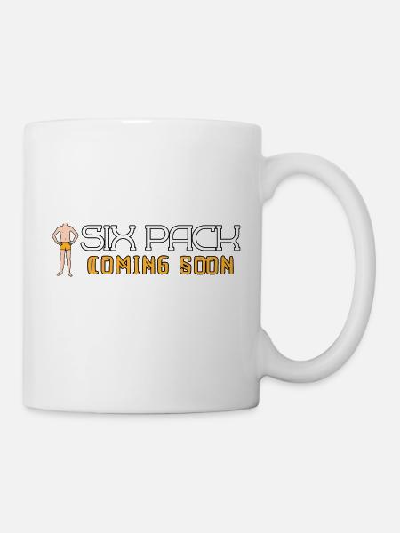 Six Pack Coming Soon 19 - Tasse - Weiß