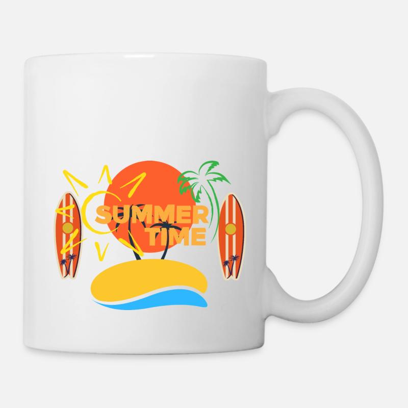 SOMMERZEIT - Tasse - Weiß