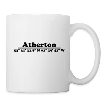 Coordonnées d’Atherton - Mug blanc - blanc - Droite