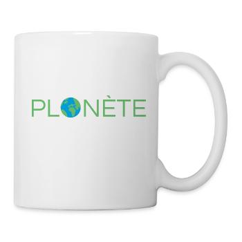 planète idée cadeau - Mug blanc - blanc - Droite