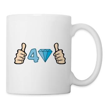 40 years 40th anniversary - Mug - white - Right