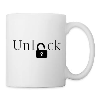 Geschenkidee freischalten - Tasse - Weiß - Rechts