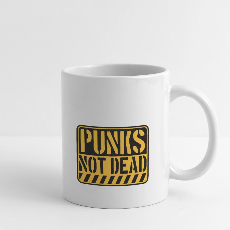 punks pas mort citation Mug blanc