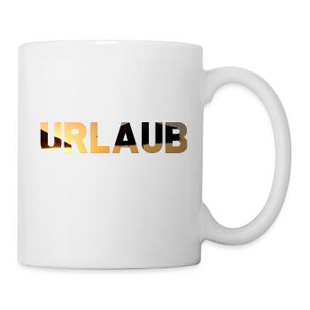 Urlaub Strand Sonnenuntergang Ferien Sommer Sonne - Tasse - Weiß - Rechts