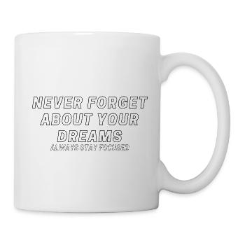 Dreams - Tasse - Weiß - Rechts