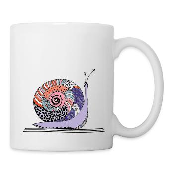 Escargot - Mug blanc - blanc - Droite