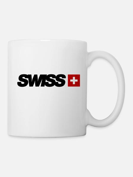 Suisse - Mug blanc - blanc