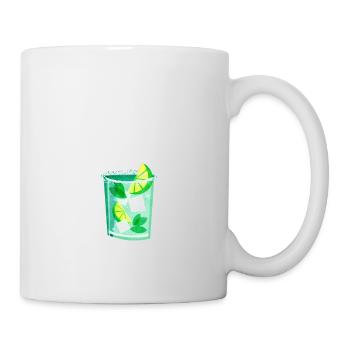 économisons l'eau buvons les mojitos - Mug blanc - blanc - Droite