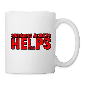 Jurer aide toujours 6 - Mug blanc - blanc - Droite