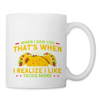 Taco Tacos Mexicain Fast Food Cadeau - Mug blanc - blanc - Droite