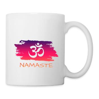 Yoga Namaste - Tasse - Weiß - Rechts
