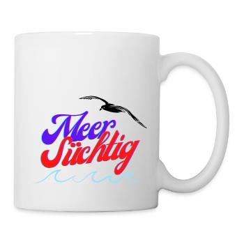 Meer süchtig - Tasse - Weiß - Rechts