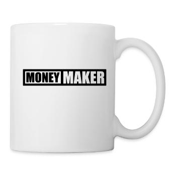 Logo Text Money Maker - Mug - white - Right