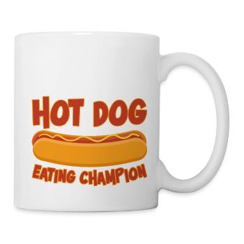 Hot Dog Eating Champion 6 - Tasse - Weiß - Rechts