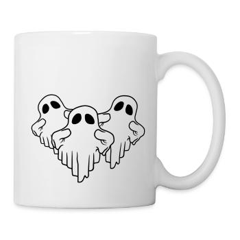 Team 3 funny ghosts - Mug - white - Right