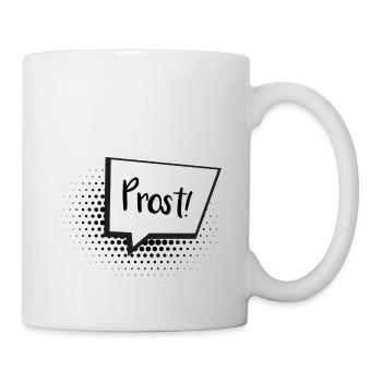 Prost Sprechblase - Tasse - Weiß - Rechts