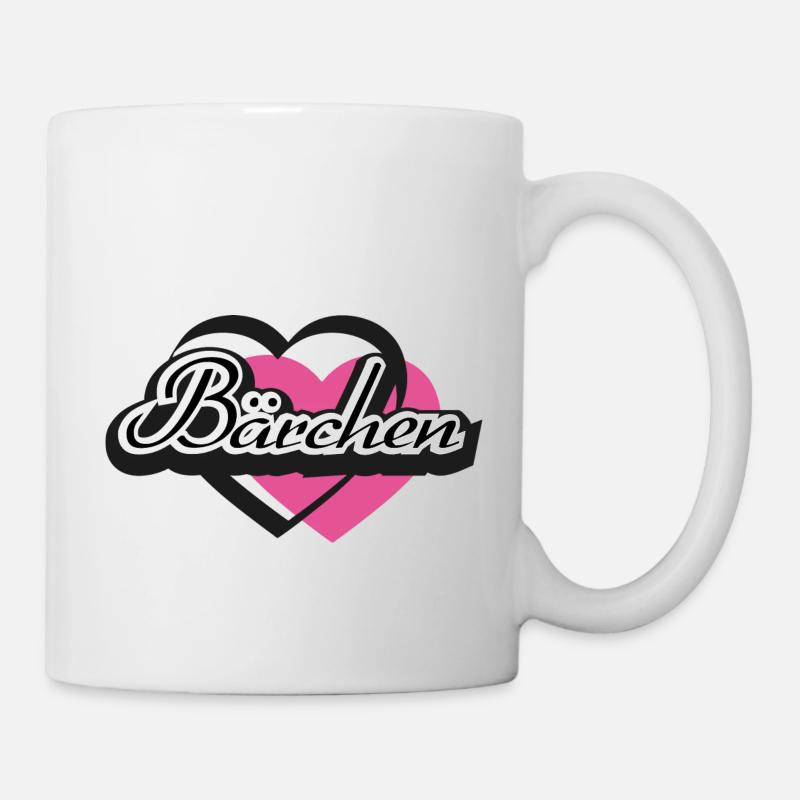 Kosename Bärchen Herz - Tasse - Weiß