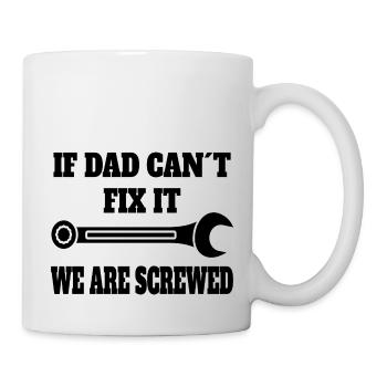 Craftsman Papa Mechanic Dad Craft Father - Mug - white - Right