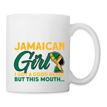 Jamaika Jamaikanische Flagge Geschenk - Tasse - Weiß - Rechts
