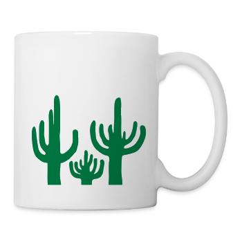 3 Cactus Desert Silhouette - Mug - white - Right