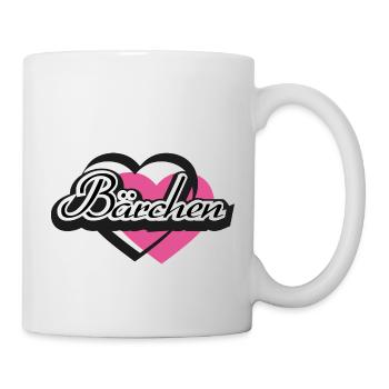 Kosename Bärchen Herz - Tasse - Weiß - Rechts