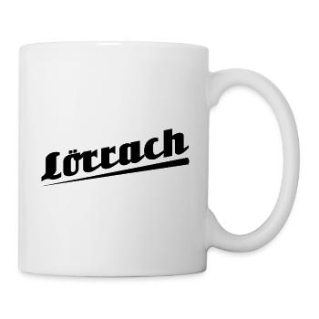 Lörrach - Textdesign mit Stadtnamen - Tasse - Weiß - Rechts
