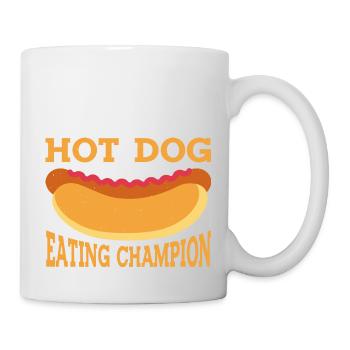 Hot Dog Eating Champion 9 - Tasse - Weiß - Rechts
