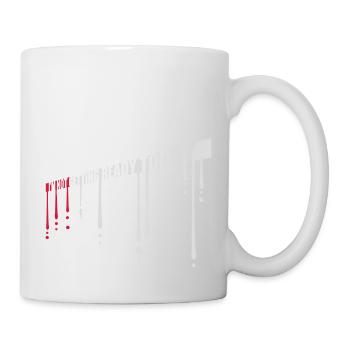 not getting ready today - Tasse - Weiß - Rechts